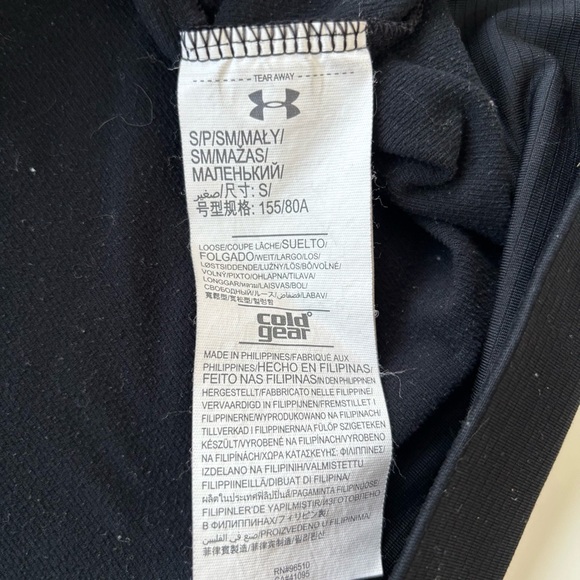 Under Armour Women's Black Coldgear Performance Pullover Hoodie Size Small - Picture 6 of 8